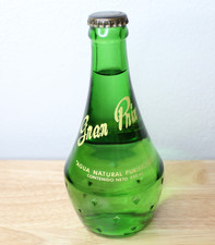 Vintage 1975 Gran Prix Mexican Agua Purificada Bottle – Unopened Green Glass picture