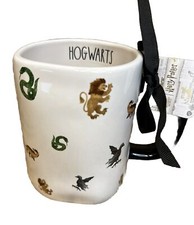 NEW Rae Dunn x Harry Potter ⚯ ͛ Hogwarts Houses Icons Ceramic Mug picture