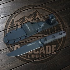 Ka-Bar Ek Commando Short Clip Point Fixed Blade Knife (5.06