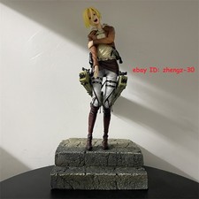 H29CM Attack on Titan Annie Leonhart Statue Figure Model Collectible Xmas Gift picture