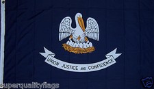 NEW 3x5 ft RARE PRE 2006 LOUISIANA STATE OF FLAG better quality USA seller picture