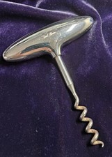 Vintage Ercuis of Paris Saint Hilaire Collection Silverplated Corkscrew Opener picture