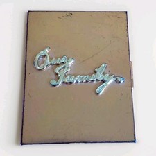 Vintage Metal Pocket Photo Album 1950's Hinged Mid Century Gold Tone 4