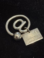 Vintage Links of London Sterling Silver @ At-Symbol  Keychain 1999 16 grams 925  picture