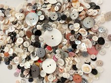 Mother of Pearl Shell Buttons: 10-35mm (1/2 lb appx 300+ buttons) picture