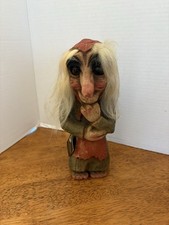 Ny Form Norway Troll Figurine Long White Hair Vintage Norwegian With Tag picture