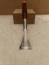 Custom Forged Long Neck Socket Gouge Chisel # 9 / 30mm Fishtail Deep U Sharp picture