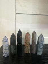 Crystal Tower Six Piece Set Varied Materials 3”-4” picture