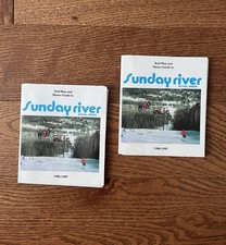 Vintage 1986-87 Sunday River Ski Mountain Trail Map - Lot of 2 picture