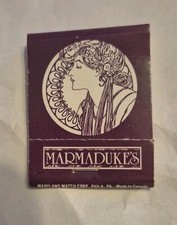VTG Matchbook Marmadukes Hearth & Flask Restaurant Whitpain Township PA FULL picture