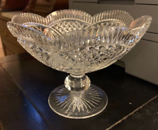 Heritage Irish Crystal Footed Compote Bowl 8