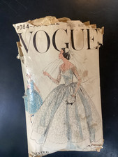 VOGUE 9084 MISSES' SIZE 12 WEDDING BRIDESMAID DRESSES Uncut picture