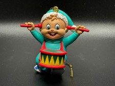 2010 Santa’s Best Alvin & The Chipmunks Theodore Drummer Christmas Ornament Box picture