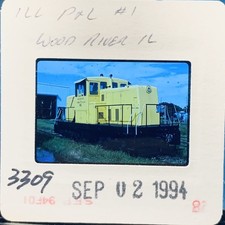 Original 35mm Slide 1994 Wood River IL Illinois Power Railroad Switcher picture