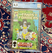The Transformers #8 CGC 6.5 (1985) Marvel Comics 1st Dinobots White Pages Hot picture