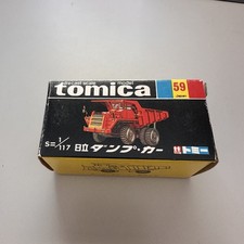 Tomica Hitachi DM 321 Dump - Car No. 59 Original Empty Black Box Only picture