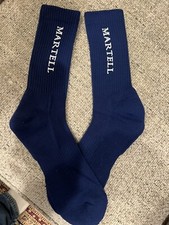 Martell Cognac Socks   USA. Blue picture