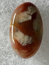 Carnelian Jasper Mix With Quartz Matrix Inclusions picture