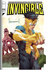 Invincible #1 Reprint/ FX Exclusive Foil/ Kael Ngu/ One Punch Man Homage/ Signed picture