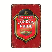 Vintage Fuller'S London Pride Beer Waterproof & Weat Metal Signs Home Décor Wall picture