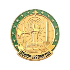 U.S. Army Senior Instructor Full Size Badge Brite (each) picture