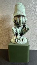 RARE CTHULHU IDOL STATUE 1995 Signed BOB MAURUS /# 387/750H.p.Lovecraft picture
