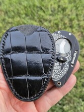 Xikar Xi cigar cutter travel sleeve case Black Alligator Skin picture