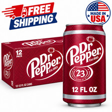 Dr Pepper Original Soda 12 Pack, 12 fl oz Cans – Refreshing Soft Drink picture