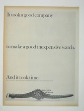 Belforte By Benrus Vintage 1960s Print Ad Watch Advertisement MOD 1960s picture