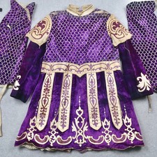 Vintage 1900s MC Lilley Co Purple Velvet Fraternal Theatrical Tunic Costume picture