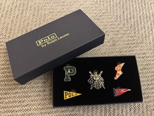 Polo Ralph Lauren Pin Badge Set Novelty Rare JP picture