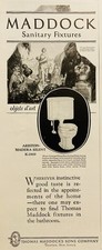1924 AD.(PC4)~THOMAS MADDOCK’S SONS CO. TRENTON, NJ. MADDOCK SANITARY FIXTURES picture