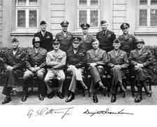 General George S. Patton Dwight D 8x10 PRINTED AUTOGRAPH REPRINT No Frame picture