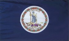 Anley Rip-Proof Double Sided Virginia State Flag 3x5 Ft Virginia VA State Flags picture