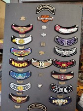 Vtg Harley Davidson HOG Patch Pin Lot 1992-2005 Life Member Daytona Fly Ride picture