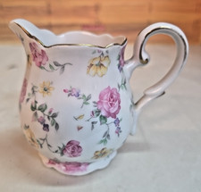 Antique Diamond Floral Creamer; Occupied Japan picture