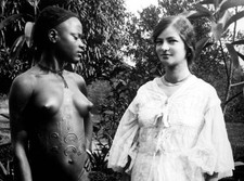 Congo Belgian Two Ethnic Groups Compared 1910 OLD PHOTO picture