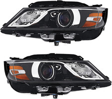 Pair Halogen Headlights Assembly Fit for 2015-2020 Chevy Impala LT LS picture