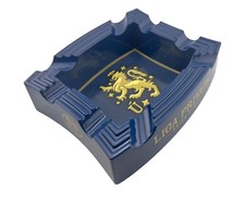 Drew Estate Liga Privada Unico Serie Cigar Ashtray Blue Gold 6 Rest w/ Box picture