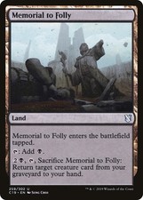 Memorial to Folly [Commander 2019] Magic MTG picture