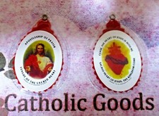 Sacred Heart Badge in Soft Plastic  NEW picture