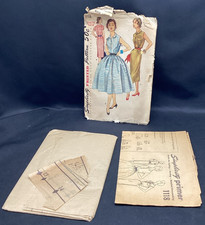 Vtg Sewing Pattern, Simplicity 1118, dress, 14, Cut - ships free picture