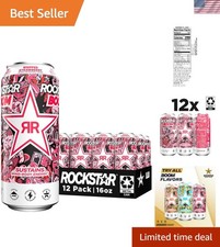 Boost Your Energy with Rockstar Boom - Whipped Strawberry, 12 Cans, 16 Fl Oz picture