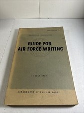 1969 Guide For Air Force Writing, AF Pamphlet of the Air Force U.S. Vietnam picture