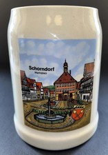Vintage Schorndorf Marktplatz Glazed German Beer Stein/Mug 0.5L picture