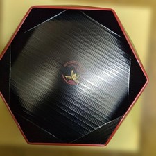 Echizen Lacquerware Hexagonal Tray & Sweet Bowl 20cm Traditional Japanese picture
