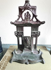 Rare Original 1905 St. Louis Veiled Prophet / Viking Pagoda Smoking Pipe Stand picture