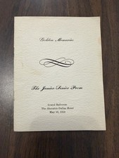 Vintage 1959 Garland High School Junior Senior Prom Program, Sheraton Dallas picture