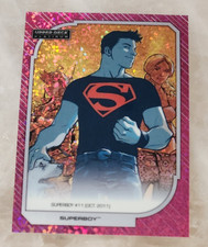 2026 UD Upper Deck Platinum DC SUPERBOY #168 PINK CRYSTALS 5/5 OMEGA RARE SP ~ picture