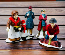 4 vtg Dept 56 figurines picture